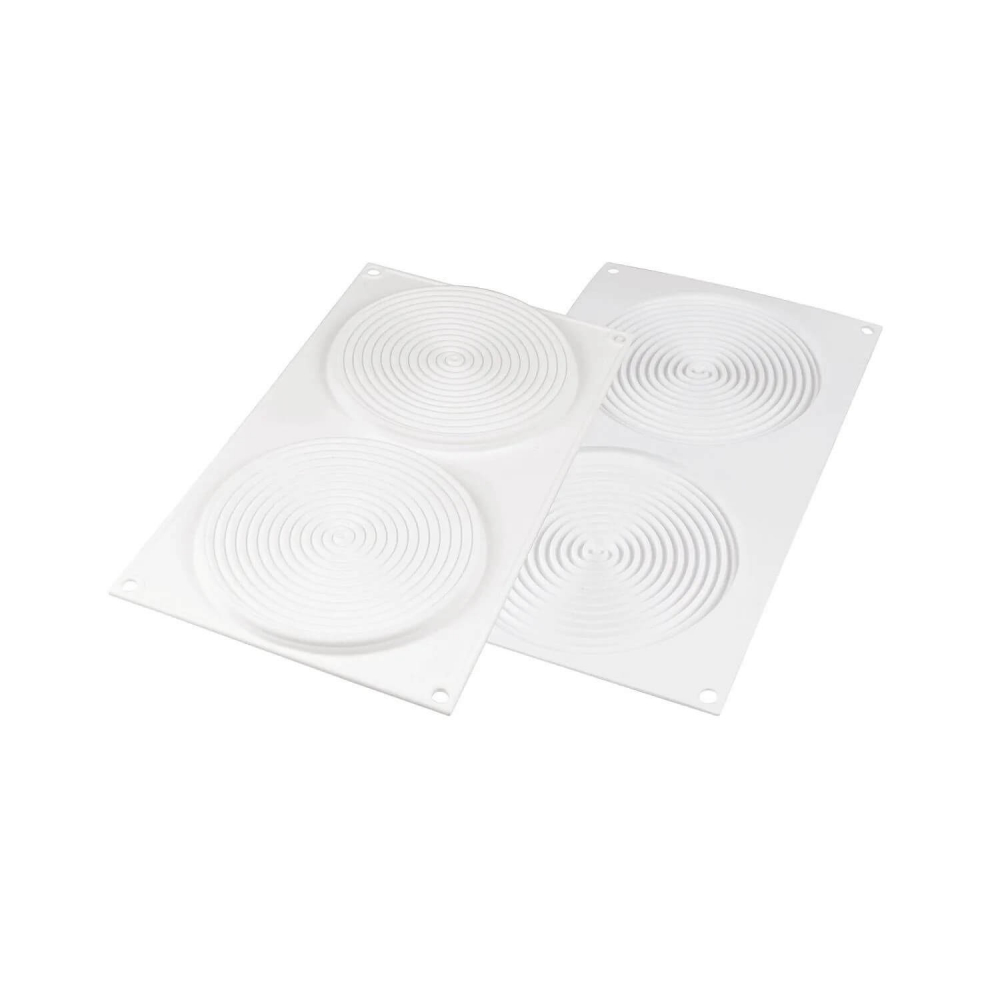Forma Silicon Decor Top/Insertie 2 Cavitati (Tourbillon 100), D14 x H0.9cm, 100ml, Silikomart [3]