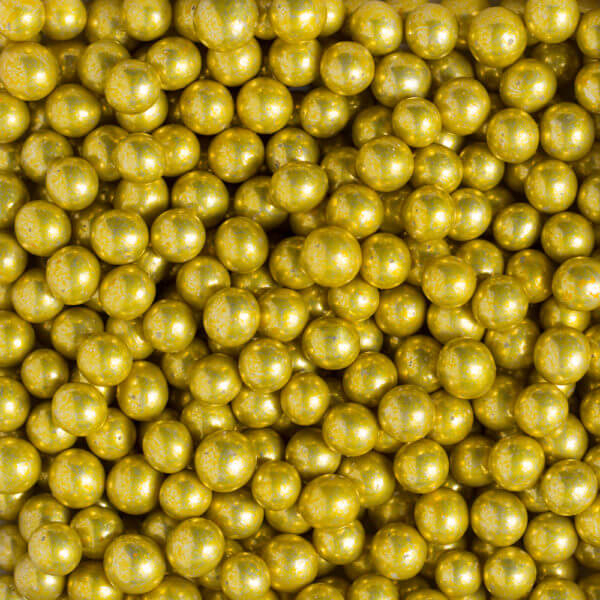 Perle Zahar Auriu Metalizat D7mm, 100g, Decora [2]