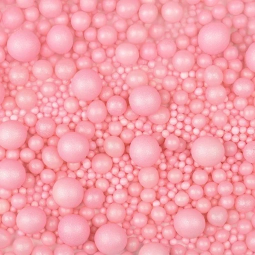 Perle Zahar Mixte Roz, Marimi Diferite, 100g, Modecor [2]