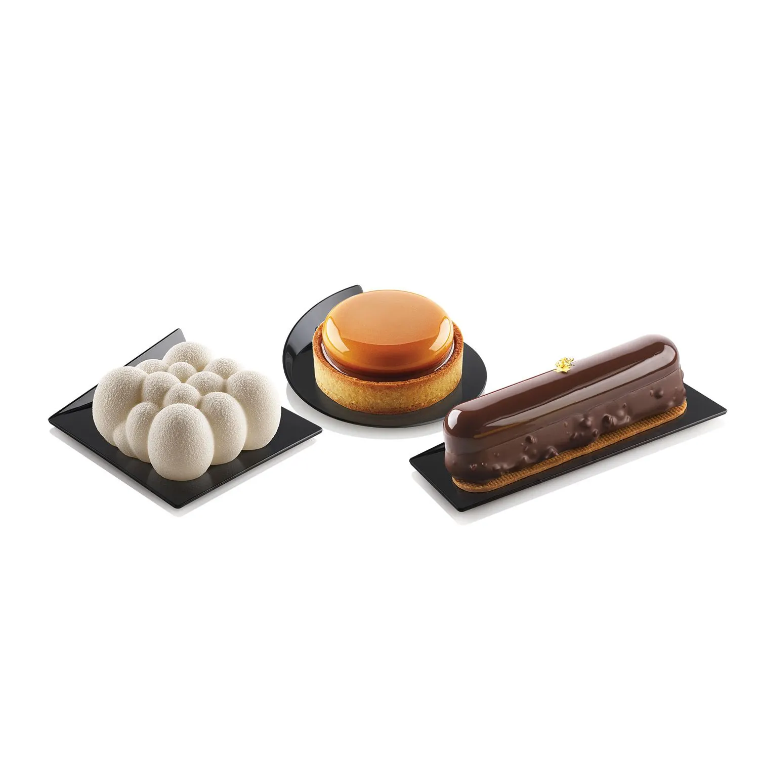 Monoportii Rotunde Negre din Plastic D8.6cm - Set 100 Buc [3]