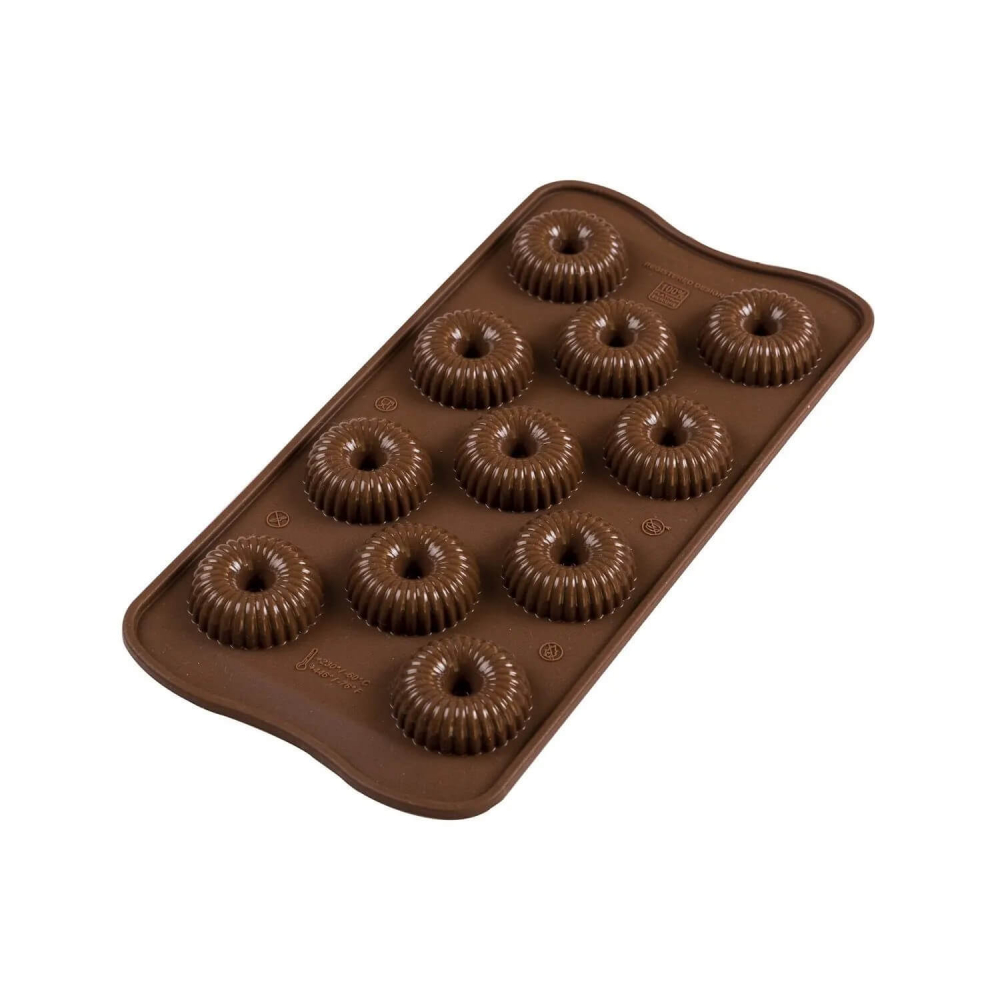 Forma Silicon Praline 3D Crown 11 Cavitati (SCG49), D3 x H1.5cm, 9ml, Silikomart [3]