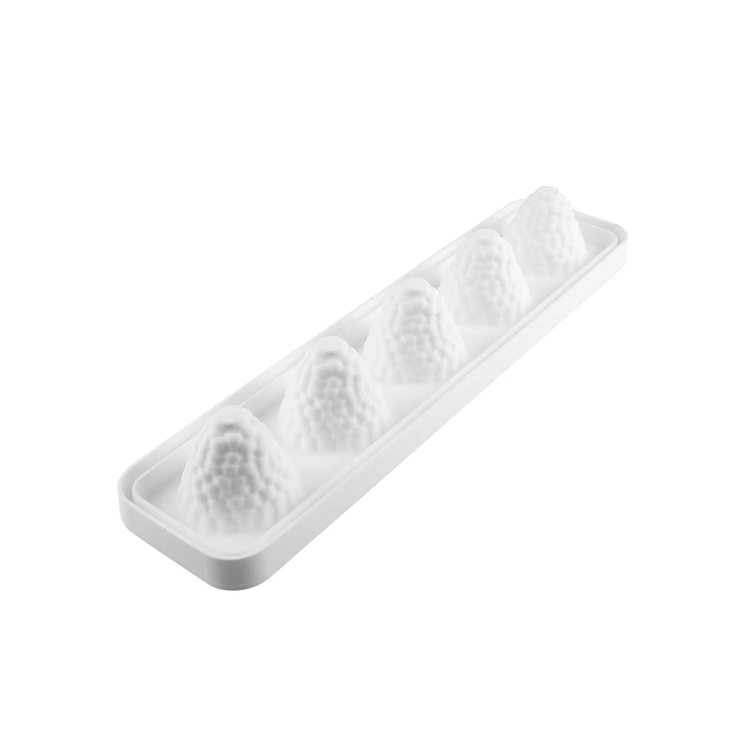 Forma Silicon 5 Cavitati Mura, Zmeura 3D, D6.5 x H6.7cm, 110ml, Silikomart [8]