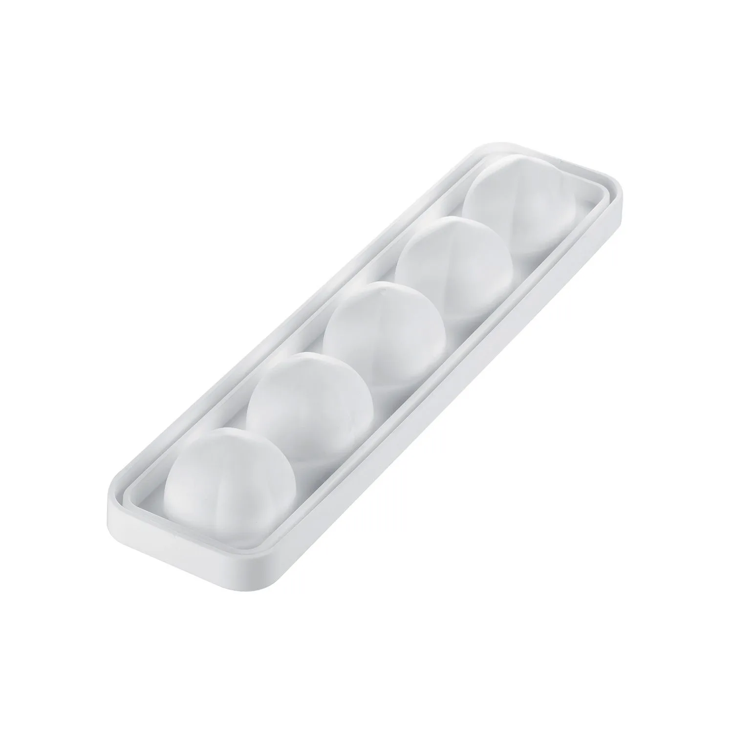 Forma Silicon 5 Cavitati Aluna, Nuca Cocos 3D, D5.9 x H6.2cm, 125ml, Silikomart [3]