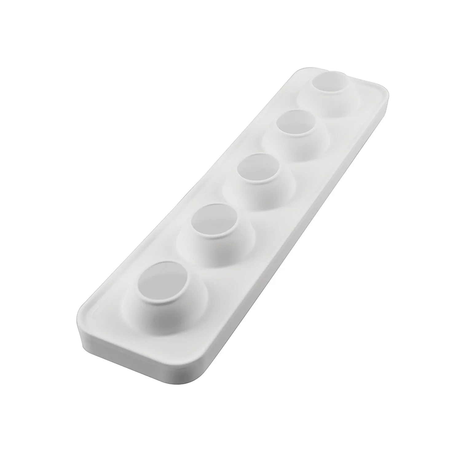 Forma Silicon 5 Cavitati Para, Avocado 3D, 6 x 5.5 x H7.6cm, 115ml, Silikomart [2]