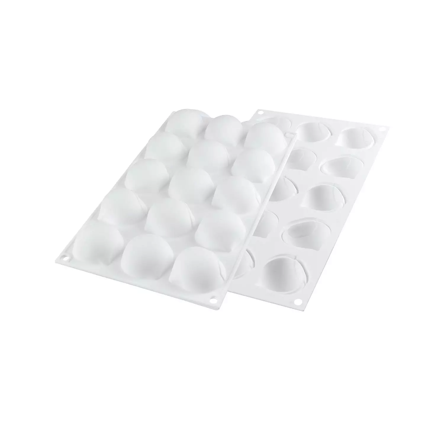 Forma Silicon 15 Cavitati (Marron Glace 30), 4.7 x 4.8 x H2.5cm, 30ml, Silikomart [3]