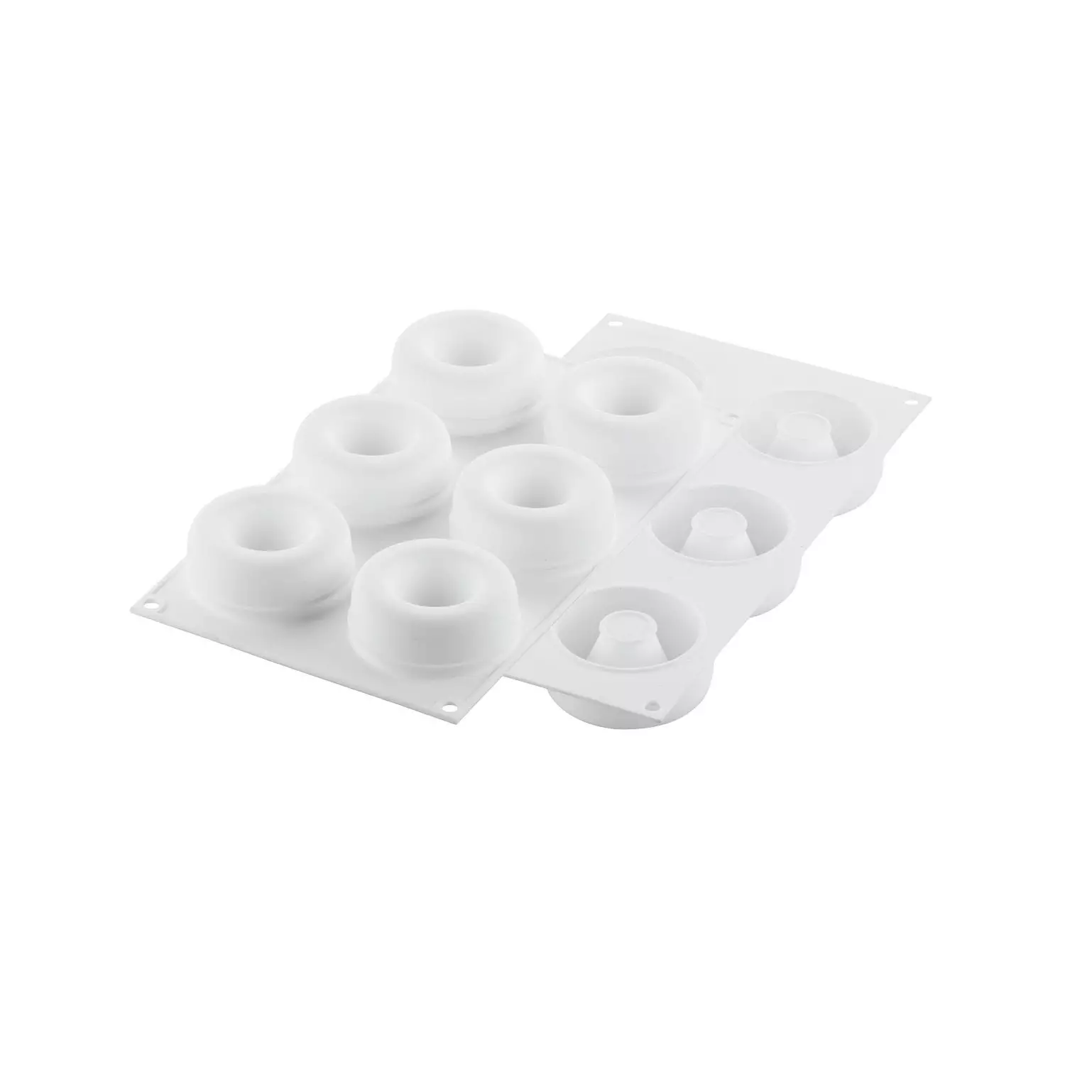 Forma Silicon Tort 3D 6 Cavitati (Oblio 95), D7.5 x H3cm, 95ml, Silikomart [6]