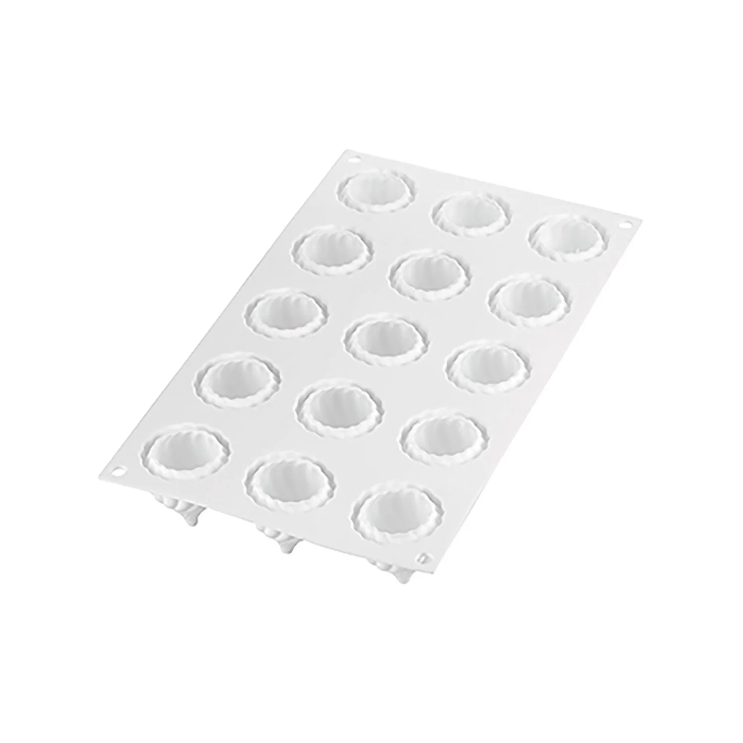 Forma Silicon 15 Cavitati + Decupator (Russian Tale 30), D4.1 x H4.5cm, 30ml, Silikomart [5]