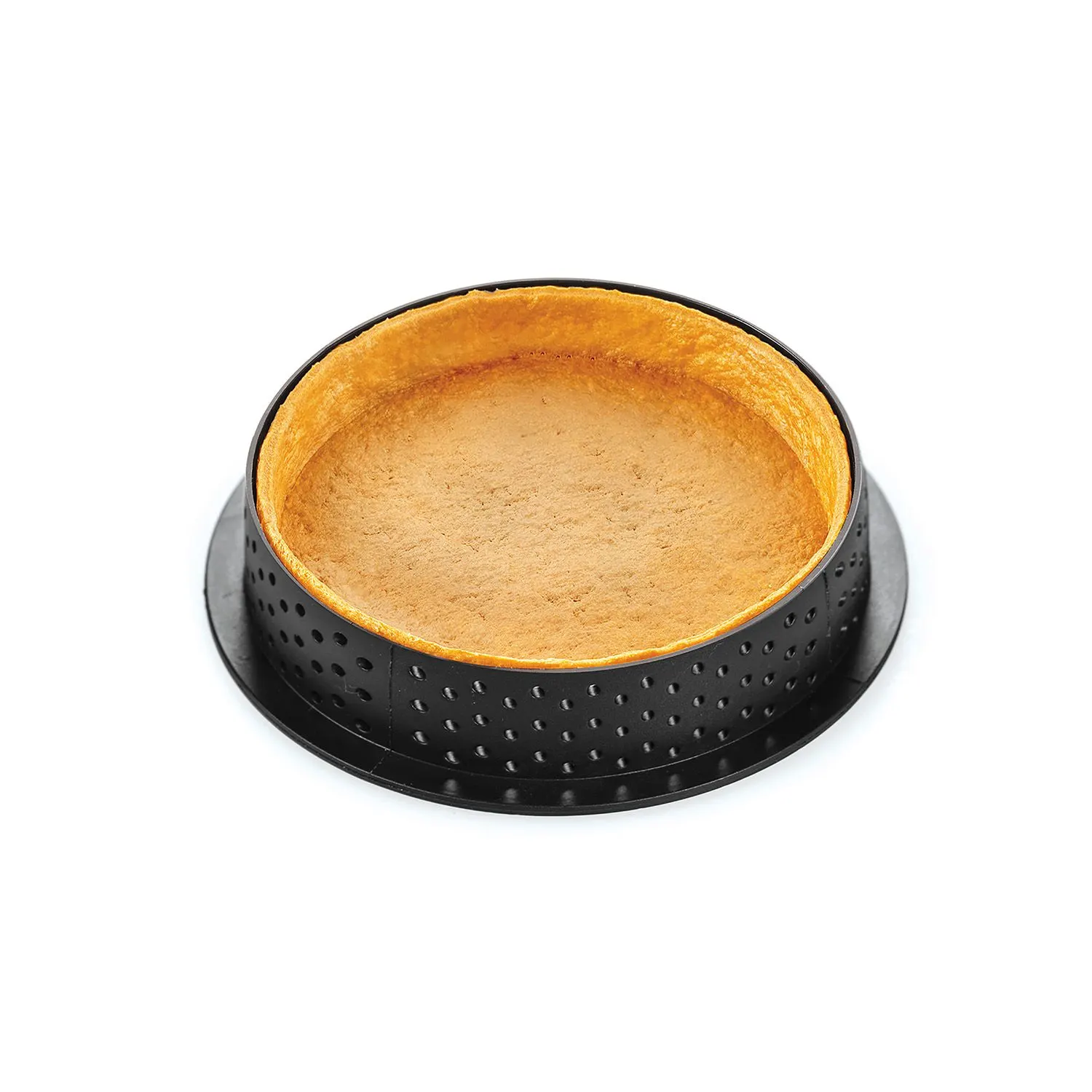 Set Forma Silicon Tarte Ring 8 Cavitati, D7 x H2cm + 8 Rame Microforate, Silikomart [3]