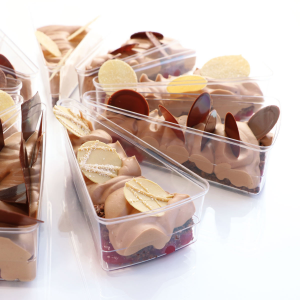 Pahare Desert Slice Cup 160ml, 13.5 x 6.9 x H4.2cm, Set 100 Buc, Martellato [3]