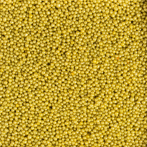 Perle Zahar Auriu Metalizat D2mm, 1Kg, Decora [2]