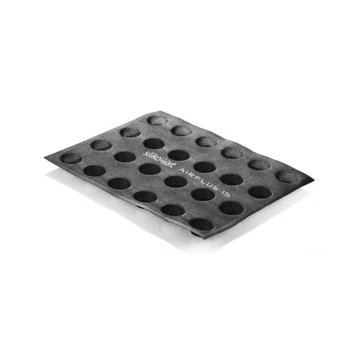 Forma Silicon Microforat Tarte 24 Cavitati (Airplus 15), D4 x H1.6cm, 40 x 30cm, Set 2 Buc, Silikomart [4]