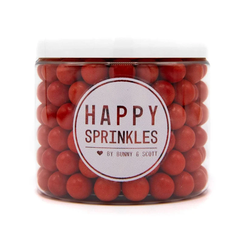 Perle Ciocolata Rosii M D9mm, 450g, Happy Sprinkles [3]