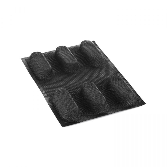 Forma Silicon Microforat 6 Cavitati (Airplus 03), 9.5 x 4 x H2.5cm, 29 x 19.5cm, Set 2 Buc, Silikomart [3]