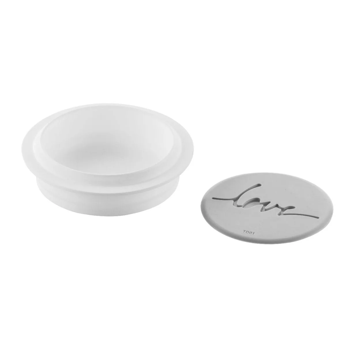 Set Forma Silicon + Covoras Love (Kit Love 360), D12 x H3.5cm, 360ml, Silikomart [2]