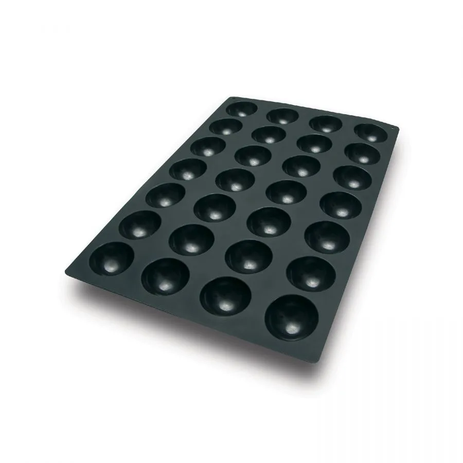 Forma Silicon Semisfere Monoportii 28 Cavitati (SQ003), D7.9 x H3.5cm, 90ml, Silikomart [2]
