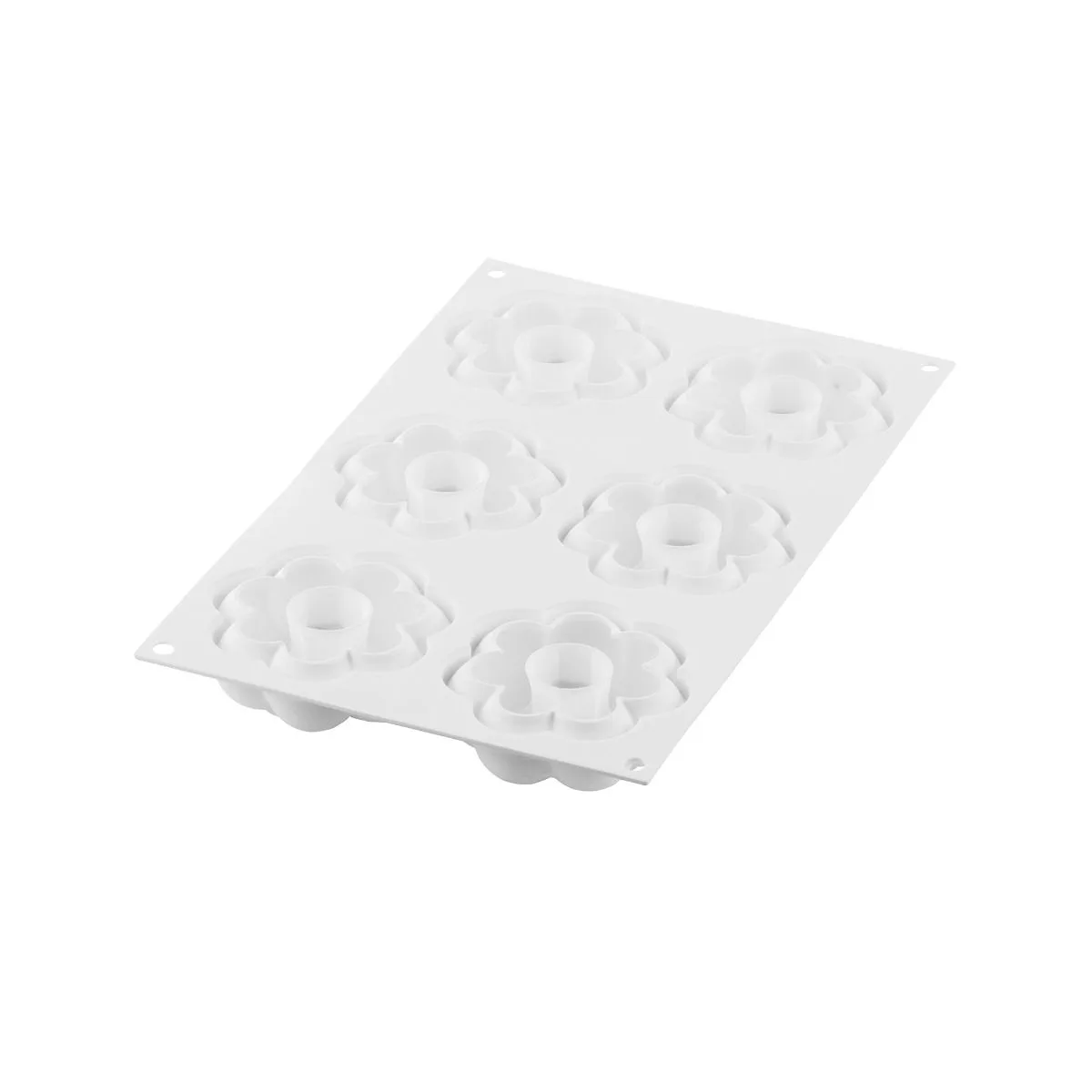 Forma Silicon 6 Cavitati + Decupator (Truffle Crown 90), D8.2 x H2.9cm, 90 ml, Silikomart [5]