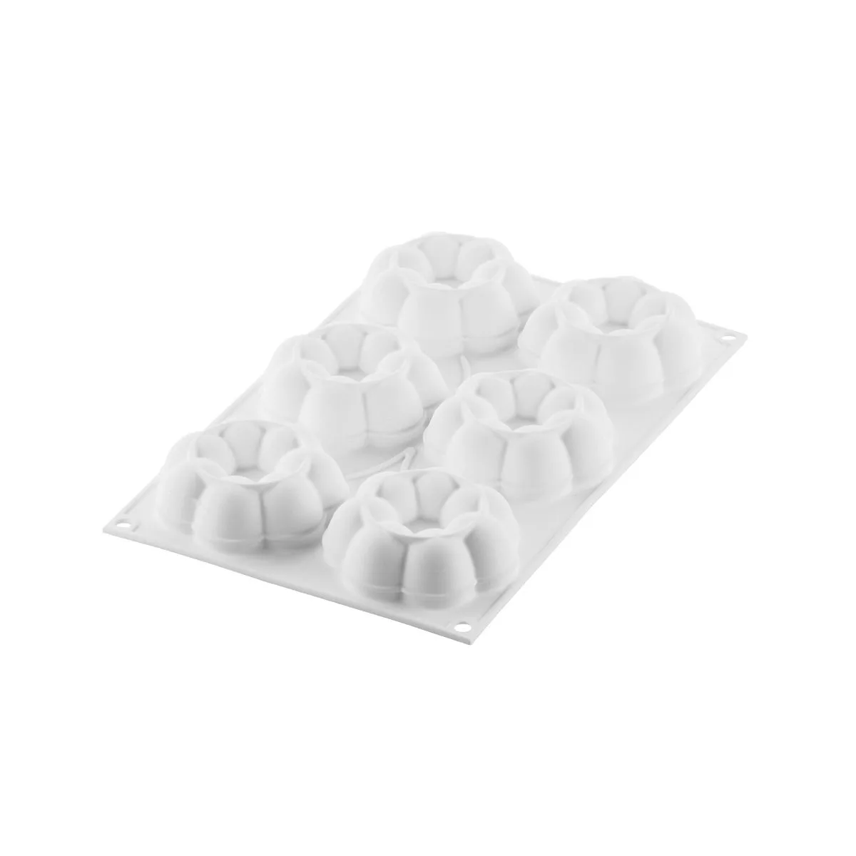 Forma Silicon 6 Cavitati + Decupator (Truffle Crown 90), D8.2 x H2.9cm, 90 ml, Silikomart [4]