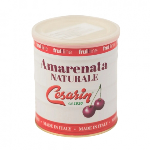 Fructe - Amarene Patiserie, Visine Amarene in Sirop Natural Cesarin - 4.2Kg