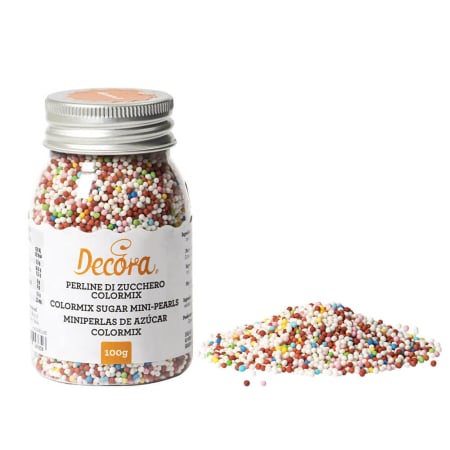 Perle, Bilute si Sprinkles - Perle Zahar ColorMix D1.5mm, 100g, Decora