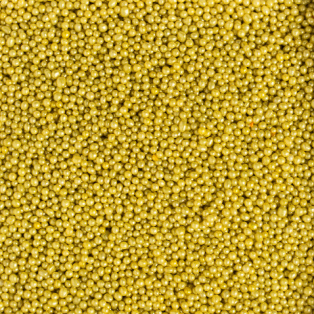 Perle Zahar Auriu Metalizat D2mm, 100g, Decora [1]