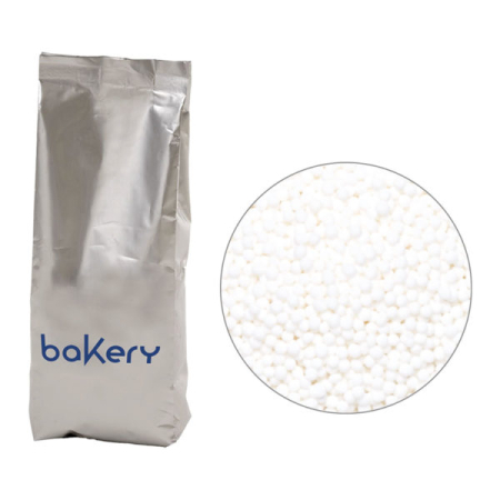 Perle, Bilute si Sprinkles - Perle Zahar Alb D1.5mm, 1Kg, Decora