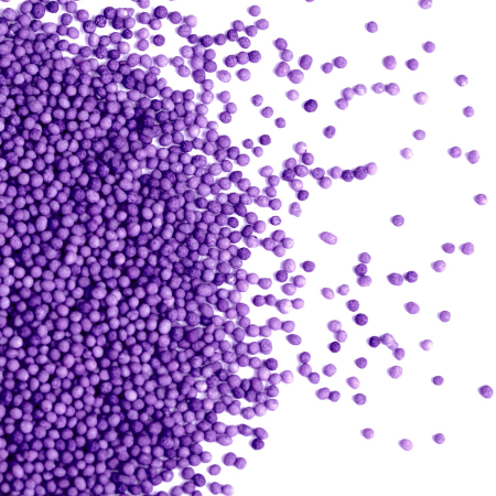 Perle, Bilute si Sprinkles - Perle Zahar Mov D1.5mm, 450g, Happy Sprinkles