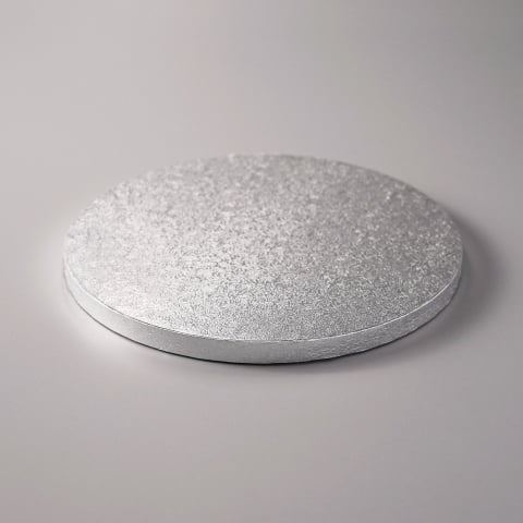 Platou Tort Rotund Argintiu, D25 x H1.2cm, 5Buc [1]