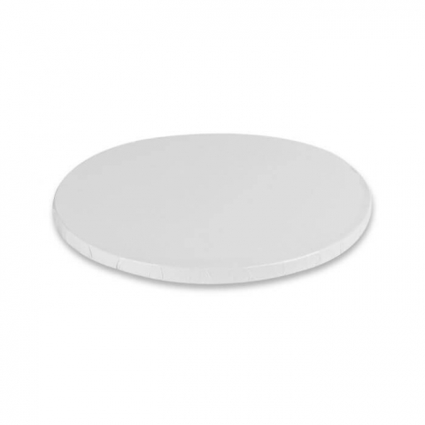 Ambalaje, Suporturi, Cutii - Platou Tort Rotund Alb, D35 x H1.2cm, 10Buc, Modecor