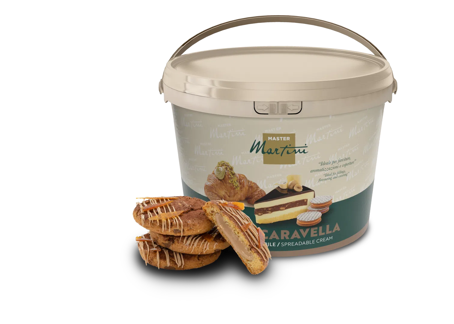 Creme dupa Coacere / After-Baking - Crema Tartinabila de Caramel Caravella Gran Caramello, Master Martini, 5Kg