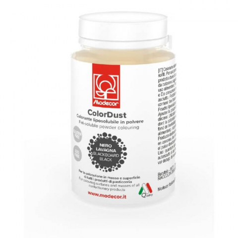 Colorant Alimentar Pudra Liposolubil Negru Pastelat Modecor - 3g