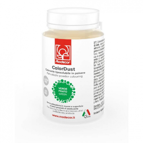 Colorant Alimentar Pudra Liposolubil Verde Pastelat Modecor - 3g