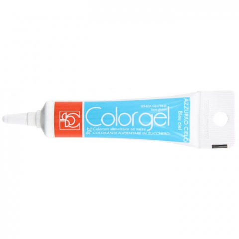 Coloranti Alimentari - Colorant Alimentar Hidrosolubil Gel Albastru Deschis Modecor - 20g