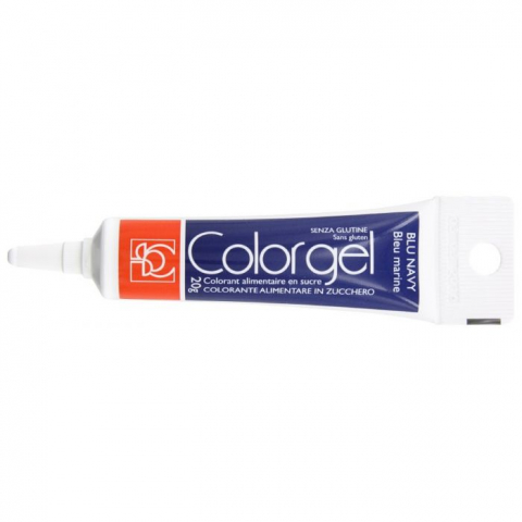 Coloranti Alimentari - Colorant Alimentar Hidrosolubil Gel Albastru Inchis Modecor - 20g