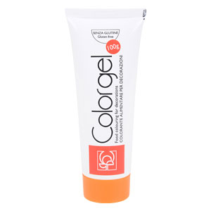 Coloranti Gel Hidrosolubili - Colorant Alimentar Hidrosolubil Gel Portocaliu Modecor - 100g