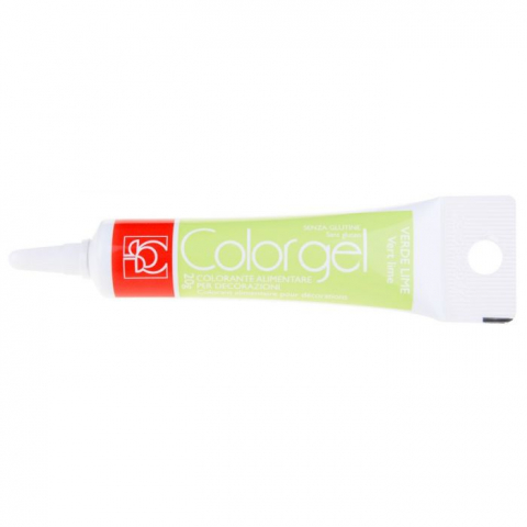 Colorant Alimentar Hidrosolubil Gel Verde Lime Modecor - 20g