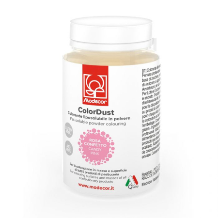 Colorant Alimentar Pudra Liposolubil Roz Pastelat Modecor - 25g