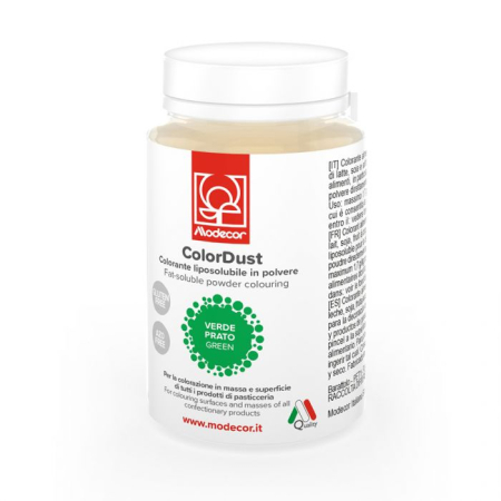 Colorant Alimentar Pudra Liposolubil Verde Pastelat Modecor - 25g