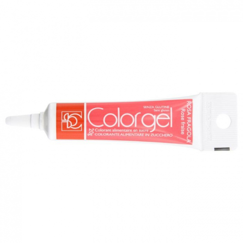 Coloranti Alimentari - Colorant Alimentar Hidrosolubil Gel Rosu Capsuna Modecor - 20g