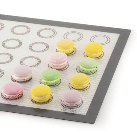 Covoras Silicon Fibra de Sticla Macarons (Fiberglass), 40 x 30cm, Silikomart [1]