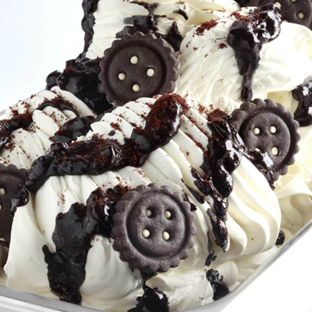 Crema Tartinabila cu Biscuiti Oreo si Ciocolata Neagra Joycream Amorenero Joygelato - 5Kg