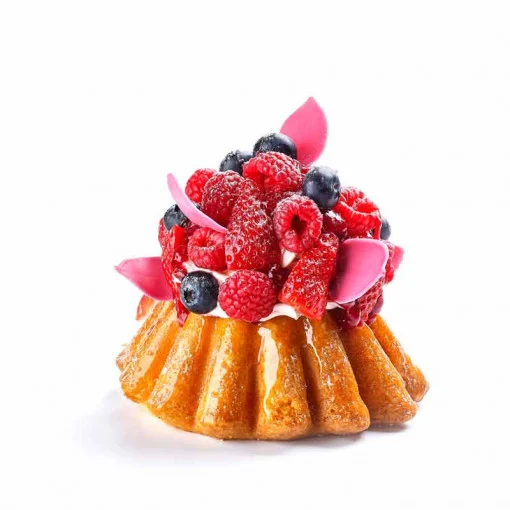 Decor ciocolată - Rose petals pink - 4.5 x 3 cm - 150Buc [5]