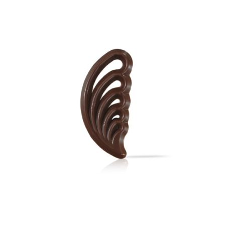 Decoruri din Ciocolata - Decoratiuni de Ciocolata Neagra Belle, 5 x 2.4cm, 390g, 280Buc, Dobla