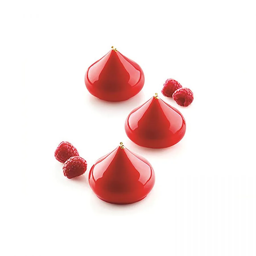 Valentine's Day - Forma Silicon Picatura 8 Cavitati (Goutte 55), D5.4 x H4.1cm, 55ml, Silikomart
