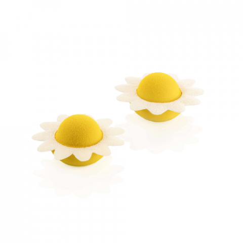 Paste - Forma Silicon Margareta 8 Cavitati + Decupator (Daisy 60), D5.8 x H4.1cm, 62ml, Silikomart
