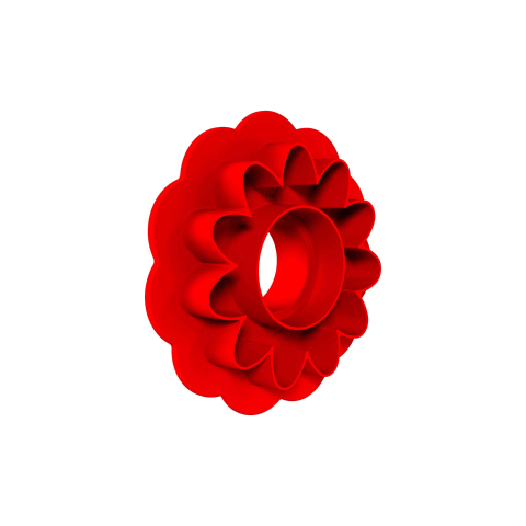 Forma Silicon Margareta 8 Cavitati + Decupator (Daisy 60), D5.8 x H4.1cm, 62ml, Silikomart [5]
