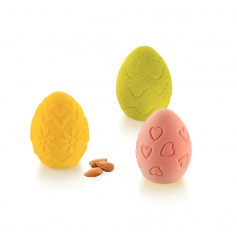 Paste - Forma Silicon Ou 11 Cavitati (Egg Hunt), D5.3 x H6.7cm, 100ml, Silikomart
