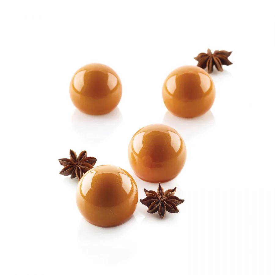 Craciun - Forma Silicon Sfere 15 Cavitati (Truffles 40), D4.2 x H3.6cm, 40ml, Silikomart