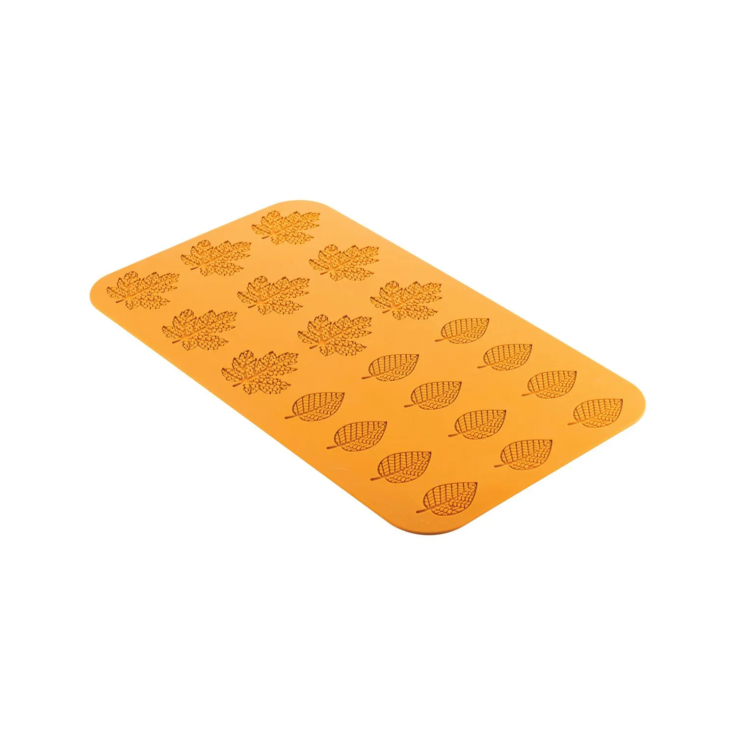Forma Silicon Frunze 21 Cavitati (Bosco), 2 Modele, 7.1 x 6.9 x H0.2cm, 2.8ml, Silikomart [1]