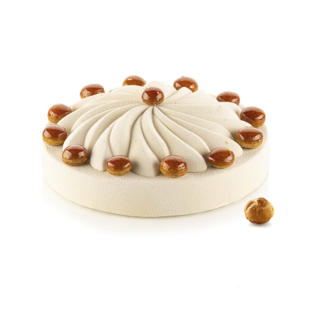 Forma Silicon Decor Top/Insertie (Saint Honore 280), D16 x H2.8cm, 280ml, Silikomart