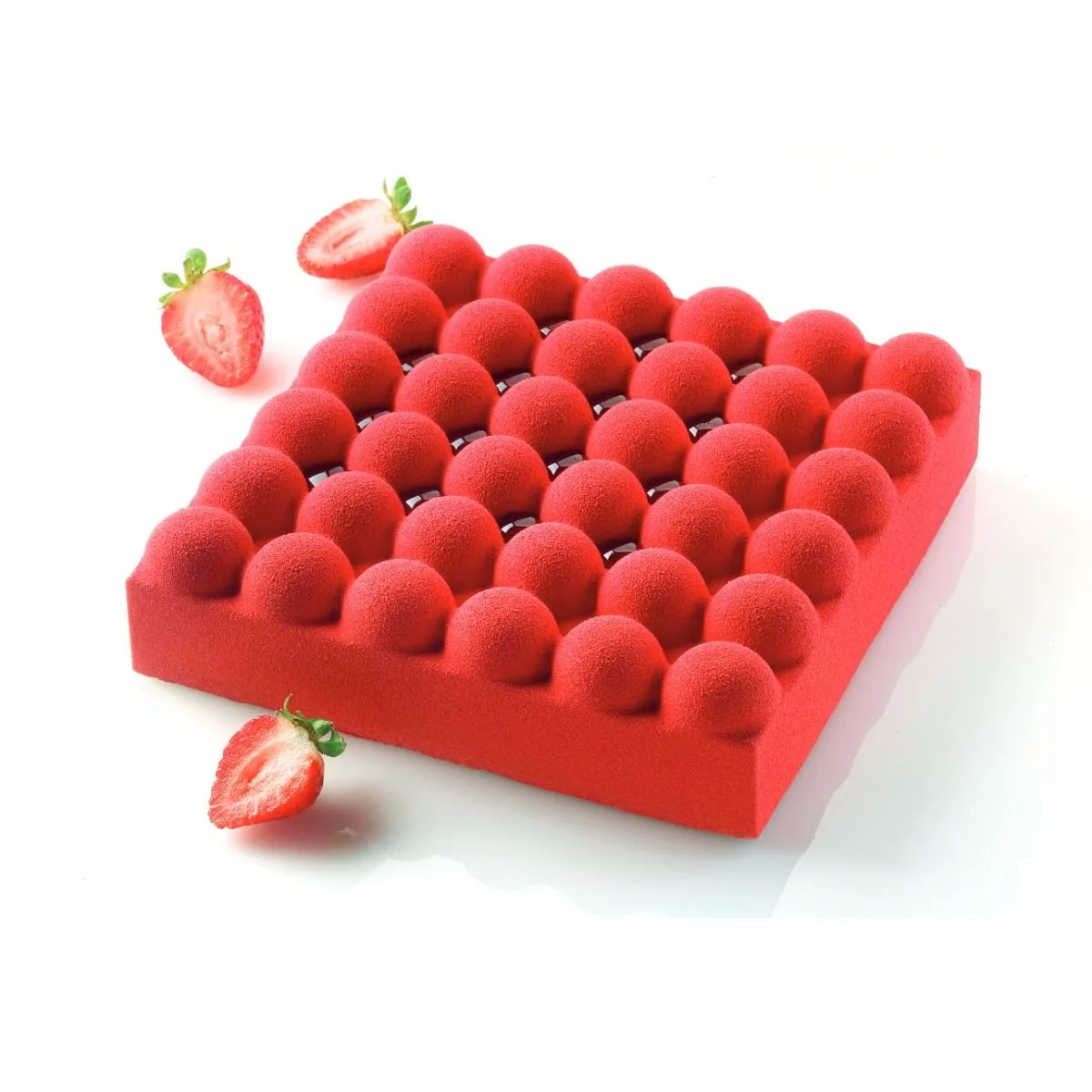 Valentine's Day - Forma Silicon Tort 3D (Bubbles), 18 x 18 x H5cm, 1400ml, Silikomart